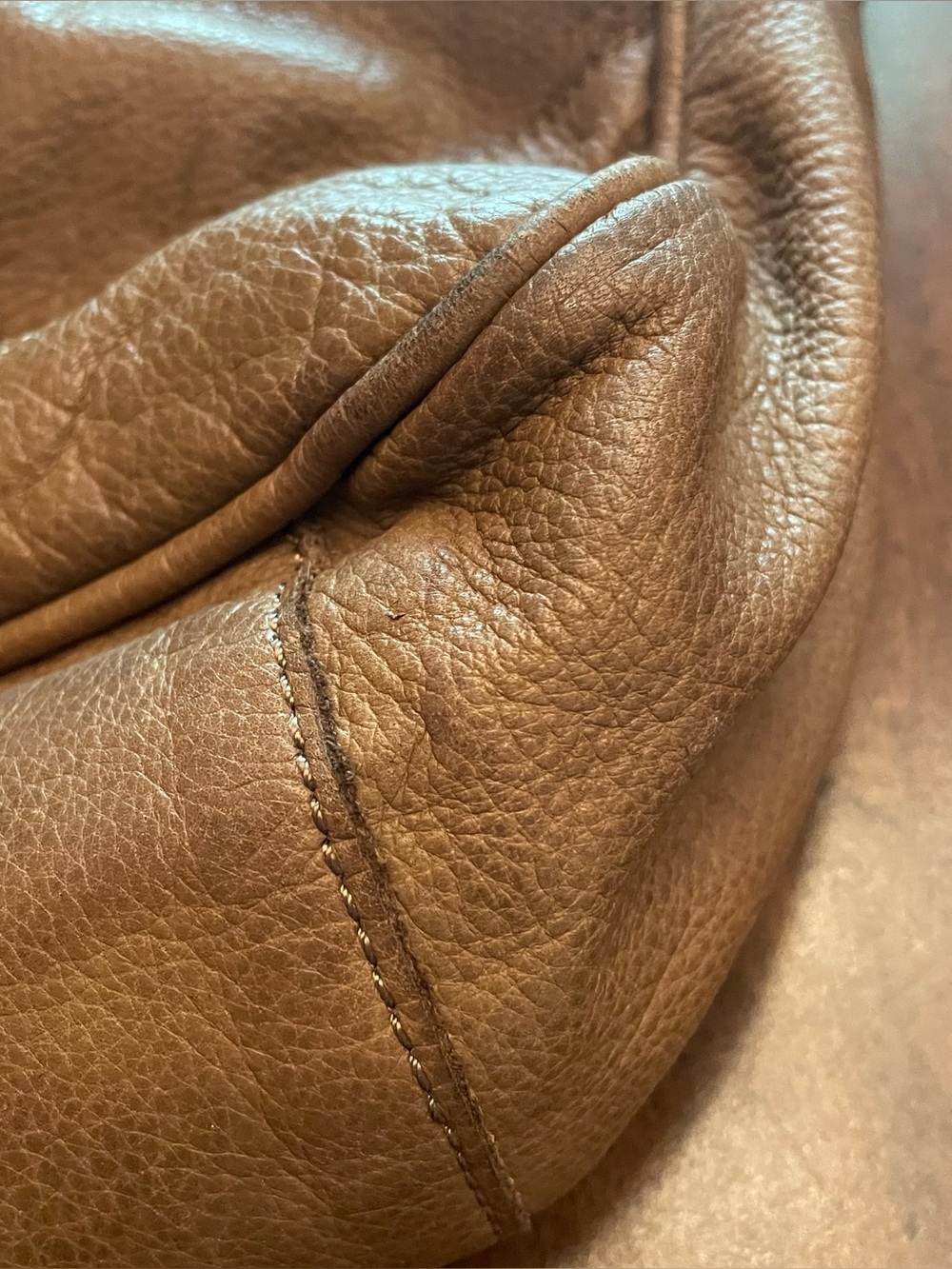 Liebeskind Berlin Vintage Leather Esther Satchel - Brown - Silver Hardware - Picture 3 of 12